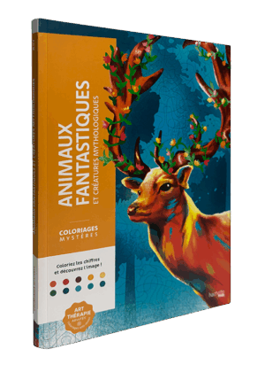 צביעה מסתורית- חיות פנטסטיות