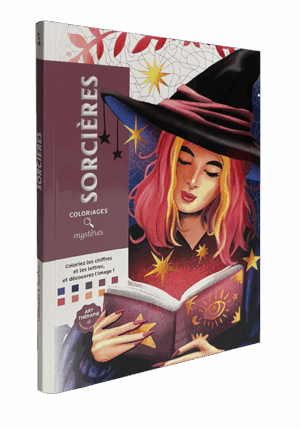 צביעה מסתורית-מכשפות