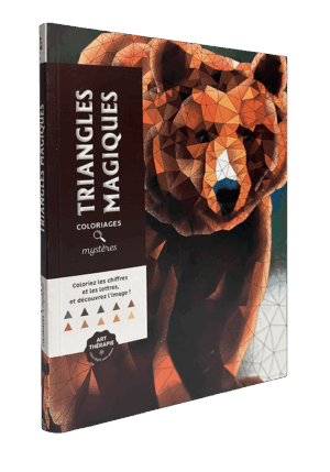 צביעה מסתורית דרך משולשים קסומים