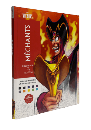 צביעה מסתורין דיסני- נבלים