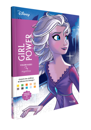 צביעה מסתורין דיסני- כוח בנות