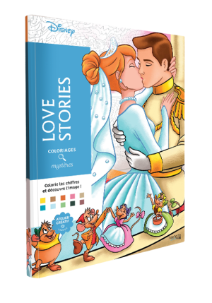 צביעה מסתורית דיסני- סיפורי אהבה