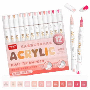 ACRYLIC 12 - סדרת גווני עור ורדרדים