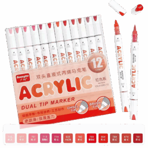 ACRYLIC 12-  סדרת הגוונים האדומים