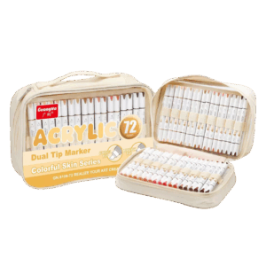 ACRYLIC DUAL TIP MARKER-72
