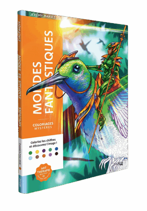 צביעה מסתורית-עולמות פנטסטיים